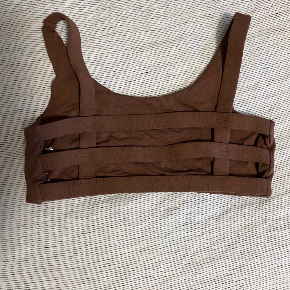 Indigo Luna chocolate set- size small tall Agni flares and size small boxy crop - Picture 3 of 9